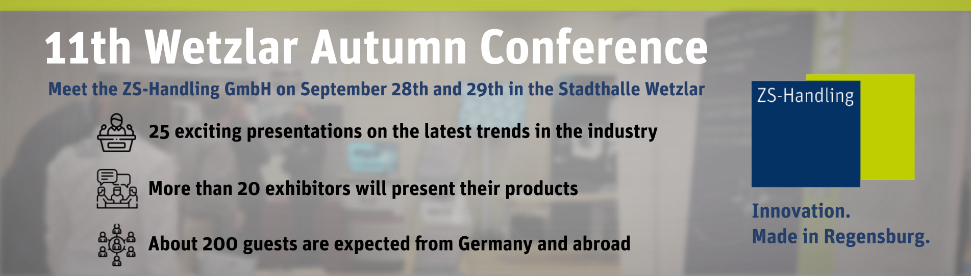 11th Wetzlar Autumn Conference on September 28 &amp; 29, 2021